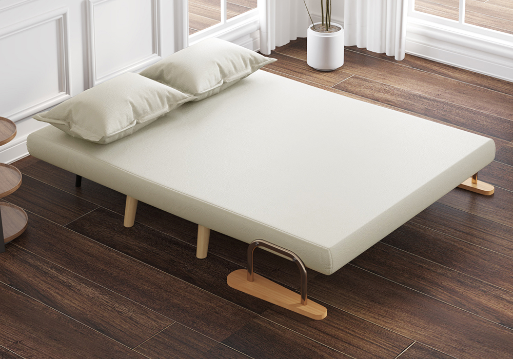 油蜡皮科技皮沙发床WD111