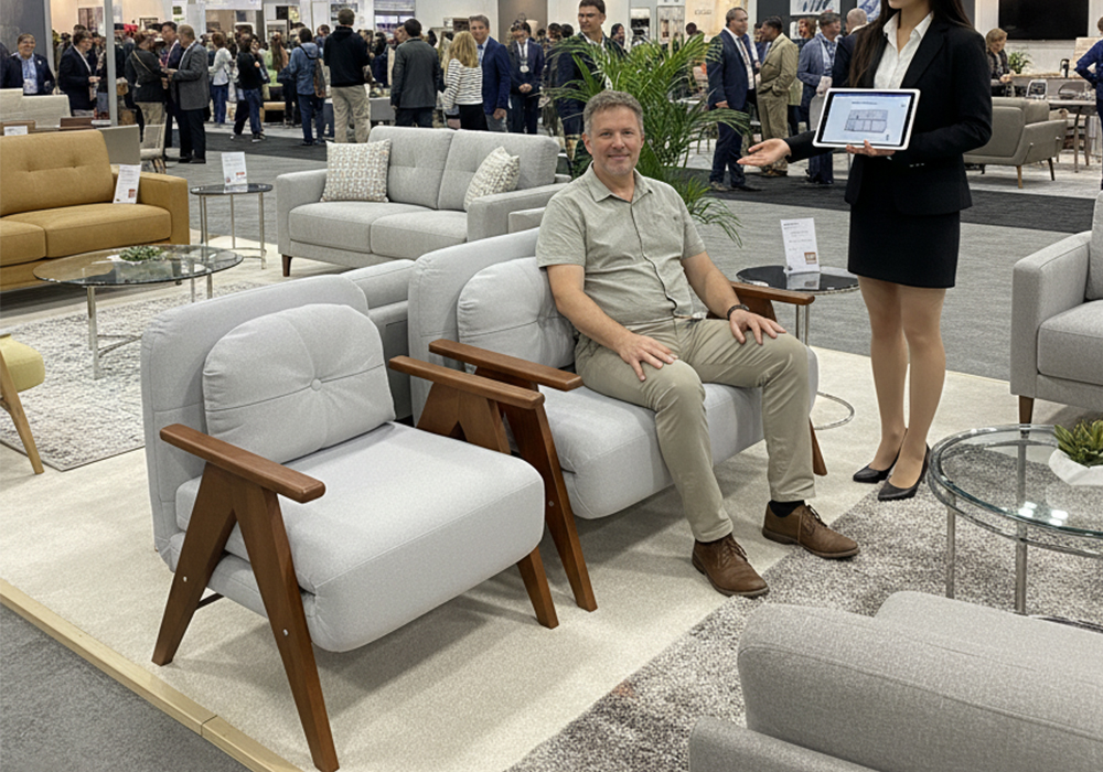 橡木扶手沙发床WD107